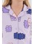 Kız Çocuk Mor Gömlek Pijama Takımı 6