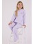 Kız Çocuk Mor Eşofman Takımı 2