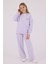 Kız Çocuk Mor Eşofman Takımı 3