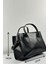 Bellarose Elite Büyük Boy Siyah Askılı Kadın El Kol ve Omuz Çantası 3
