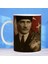 Atatürk ve Bozkurt Temalı Porselen Kupa Bardak – Vova Koleksiyon Serisi – 330 ml 1