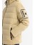 Erkek Bej Kapüşonlu Kaz Tüyü Su İtici Rüzgar Geçirmez Termometreli Şişme Comfort Fit Mont A42Y6157 6