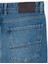 Erkek Mavi Eskitme Yıkama Tokyo Straight Fit Jean Pantolon A42Y3535 9