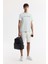 Erkek Regular Fit Mint Yeşil Bisiklet Yaka Reflektörlü Bi-Stretch İnterlok T-Shirt A51Y1037 7