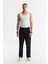 Erkek Beyaz U Yaka Basic Pamuklu Fitilli Regular Fit Atlet A51Y1127 5