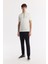 Erkek Ekru Polo Yaka Bi-Stretch Baskılı İnterlok Regular Fit T-Shirt A51Y1007 6