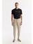 Erkek Regular Fit Bej Beli Lastikli Bağcıklı Soft Touch Eşofman Altı A51Y3402 8