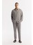 Erkek Nardo Gri Alttan Britli Yaka Soft Touch Oversize Fit Gömlek A51Y2168 6
