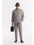 Erkek Nardo Gri Alttan Britli Yaka Soft Touch Oversize Fit Gömlek A51Y2168 7