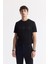 Erkek Slim Fit Siyah Klasik Bel Pamuklu Chino Pantolon A51Y3078 6