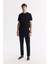 Erkek Slim Fit Siyah Klasik Bel Pamuklu Chino Pantolon A51Y3078 7