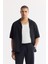 Erkek Siyah Beli Lastikli Bağcıklı Soft Touch Relaxed Fit Şort A51Y3703 6