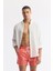 Erkek Turuncu Hızlı Kuruyan Baskılı Çantalı Relaxed Fit Relaxed Fit Deniz Şortu A51Y3810 8