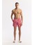 Erkek Kırmızı Hızlı Kuruyan Baskılı Çantalı Relaxed Fit Relaxed Fit Deniz Şortu A51Y3827 8