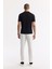 Erkek Siyah Apaj Yaka Pamuklu Triko Regular Fit T-Shirt A51Y5090 6