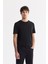 Erkek Siyah Soft Touch Pamuklu Slim Fit Pantolon B003038 6