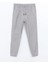 Xsıde Gri Standart Kalıp Gabardin Erkek Jogger Pantolon 5