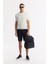 Erkek Ekru Bisiklet Yaka Viskon Karışımlı Regular Fit Triko T-Shirt B005119 5