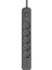 Akım Korumalı Priz, 5'li Priz Soketi, 5x Fiş Soketi, 2x USB Girişi, 2x Type-C Girişi, Isıya Dayanıklı Yapı, 2 Metre Kablo Uzunluğu, Aşırı Gerilim Koruyucu Çoğaltıcı (16A/3680W) 2