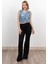 Kot Gabardin Yırtık Baskı Görünümlü Kısa Yelek 9131 2