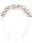 Rengarenk Kristal Taşlı Ekstra Lüks Gümüş Kaplama Happy Birthday Taç 16X17 cm 1