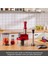 Mastermaid Prosteel Cam Mutfak Robotu Uzun Blender Ayaklı 6 Bıçaklı 2500 W Imperial Red 4