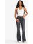 Mia Flare Fit Normal Bel Uzun Jean Yıkamalı Pantolon F5536AX25AU 3