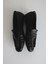 Loafer 2510 - Büzgülü Detaylı Siyah Kadın Loafer 2