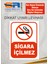 Sigara Içilmez Uyarı Levhası Sigara Içmek Yasaktır 1