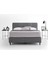 Bedding Wool Sense Tek Kişilik Baza - Başlık Set - Koyu Gri 2