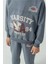 Erkek Çocuk Varsity Baskılı Alt Üst Eşofman Takımı AK7959 4