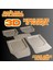 Mazda 3 2003 Uyumlu 3D Havuzlu Paspas Özel Üretim Termoplastik Sağlıklı Malzeme Bej Renk 2