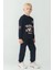Erkek Çocuk Varsity Baskılı Alt Üst Eşofman Takımı AK7959 2