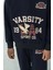 Erkek Çocuk Varsity Baskılı Alt Üst Eşofman Takımı AK7959 4