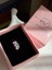 Kırmızı Pembe Çiçek Desenli Murano Cam Charm 1