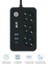 Akım Korumalı Priz, 3x Priz Soketi, 2x USB Girişi, 1x Type-C Girişi, Tasarruflu Uzatma Kablosu, Çocuk Korumalı Adaptör (2 Metre) 3