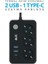 Akım Korumalı Priz, 3x Priz Soketi, 2x USB Girişi, 1x Type-C Girişi, Tasarruflu Uzatma Kablosu, Çocuk Korumalı Adaptör (2 Metre) 4