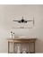 Uçak Silüeti 5 Metal Tablo Pilot - Havacı - Uçak Tutkunu 1