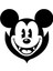 Vampir Mickey Sticker 10 x 10 cm 1