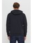Erkek Siyah Standart Fit Normal Kesim Içi Polarlı 3 Iplik Kapüşonlu Fermuarlı Sweatshirt Ceket 7