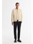 Erkek Bej Fermuarlı Süet Dokulu Bomber Comfort Fit İnce Mont B006045 8