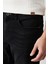 Erkek Siyah Eskitme Yıkamalı Kaplamalı Rio Skinny Fit Jean Pantolon B003517 6