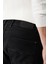 Erkek Siyah Eskitme Yıkamalı Kaplamalı Rio Skinny Fit Jean Pantolon B003517 7