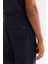 Erkek Lacivert Relaxed Fit Yandan Cepli Beli Lastikli Bağcıklı Duble Paça Jogger Pantolon E003000 5