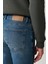 Erkek Mavi Eskitme Yıkamalı Esnek Jean Pantolon E003513 7