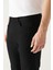 Erkek Siyah 5 Cepli Esnek Kanvas Slim Fit Pantolon B003001 6
