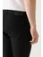 Erkek Siyah 5 Cepli Esnek Kanvas Slim Fit Pantolon B003001 7
