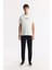 Erkek Siyah Beli Lastikli Bi-Stretch Chino Slim Fit Pantolon B003033 6