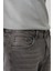 Erkek Gri Eskitme Yıkamalı Esnek Berlin Slim Fit Jean Pantolon B003508 6