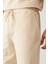 Erkek Bej Jersey Kumaş 2 İplik Yandan Cepli Örme Regular Fit Şort A41Y3622 6